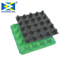 Drain Cell Drainage Board Hdpe Drain Board Black White Green 0.8mm-2.0mm Long Life European Zhongloo 0.8-3mm CN;ANH ZL-PSB